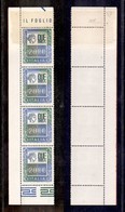 REPUBBLICA - REPUBBLICA - 1979 - 2.000 Lire (1439 Fluorescente) - Striscia Angolare Verticale Di Quattro - Pezzo Superio - Otros & Sin Clasificación