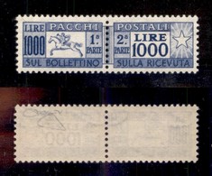 REPUBBLICA - REPUBBLICA - 1954 - Pacchi Postali - 1.000 Lire Cavallino (81) - Ottimamente Centrato - Gomma Integra - Spl - Sonstige & Ohne Zuordnung