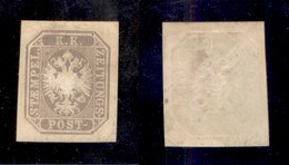 ESTERO - AUSTRIA - 1863 - Per Giornali - 1,05 Kreuzer (29) - Gomma Originale - Otros & Sin Clasificación