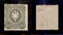 ESTERO - GERMANIA - 1880 - 50 Pfenning (44) - Gomma Originale - Other & Unclassified