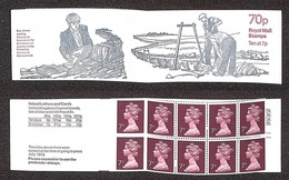 ESTERO - GRAN BRETAGNA - 1978 - 70p Folded Booklet “Dry Stone Walling” (FD4A) - Left Hand Margin - Nuovo - Other & Unclassified