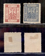 ESTERO - POLONIA - Przedborz - 1917/1918 - Stemma (1/2) - Serie Completa - Nuovi Con Gomma (200) - Sonstige & Ohne Zuordnung