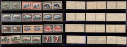 ESTERO - SUD WEST AFRICA - 1931 - Paesaggi (140/163) - 12 Coppie - Gomma Integra (270) - Autres & Non Classés