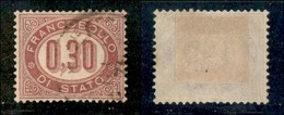 REGNO D'ITALIA - SERVIZIO - 1875 - Servizio - 30 Cent (4) - Usato - Ottimamente Centrato - Other & Unclassified