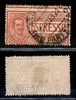 REGNO D'ITALIA - ESPRESSI - 1922 - 60 Cent Espresso (7 - Varietà) - Usato - Dentellatura Orizzontale Spostata In Alto -  - Sonstige & Ohne Zuordnung