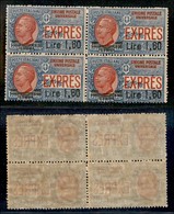 REGNO D'ITALIA - ESPRESSI - 1924 - 1,60 Lire Su 1,20 Espresso (10) - Quartina - Gomma Integra - Sonstige & Ohne Zuordnung