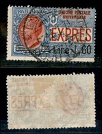 REGNO D'ITALIA - ESPRESSI - 1924 - 1,60 Lire Su 1,20 Espresso (10) - Usato - Dentellature Spostate - Sonstige & Ohne Zuordnung