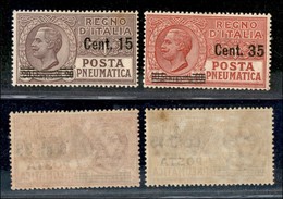 REGNO D'ITALIA - POSTA PNEUMATICA - 1927 - Posta Pneumatica Soprastampati (10/11) - Serie Completa - Gomma Originale (36 - Other & Unclassified