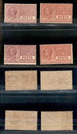 REGNO D'ITALIA - POSTA PNEUMATICA - 1927/1928 - Posta Pneumatica (12/13) - Serie Completa - Gomma Integra (90) - Other & Unclassified