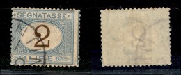 REGNO D'ITALIA - SEGNATASSE - 1874 - 2 Lire Segnatasse (12) - Usato (40) - Sonstige & Ohne Zuordnung