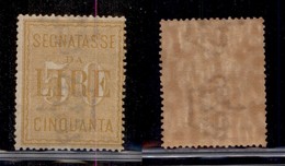 REGNO D'ITALIA - SEGNATASSE - 1903 - 50 Lire Segnatasse (31) - Gomma Integra (325) - Sonstige & Ohne Zuordnung