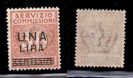 REGNO D'ITALIA - SERVIZIO COMMISSIONI - 1925 - 1 Lira Su 30 Cent Servizio Commissioni (4) - Gomma Originale - Ottima Cen - Sonstige & Ohne Zuordnung