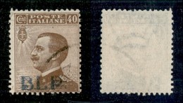 REGNO D'ITALIA - BLP - 1921 - 40 Cent BLP (4B) - Soprastampa In Violetto - Usato (50) - Sonstige & Ohne Zuordnung