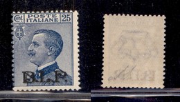 REGNO D'ITALIA - BLP - 1922 - 25 Cent BLP (8 - Varietà) - Filigrana Capovolta - Gomma Originale - Invisibile Traccia Di  - Sonstige & Ohne Zuordnung