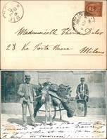 REGNO D'ITALIA - NAVIGAZIONE/PIROSCAFI - Capri Piroscafo Postale Italiano 6.2.00 - 10 Cent (60) Su Cartolina Da Napoli A - Sonstige & Ohne Zuordnung