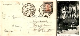 REGNO D'ITALIA - ALTRE IMBARCAZIONI - Motonave Città Di Genova 21.9.34 - 10 Cent (47 Libia) Su Cartolina Da Tripoli A Tr - Sonstige & Ohne Zuordnung