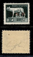 REPUBBLICA SOCIALE  - GNR BRESCIA - 1943 - 2,55 Lire (483/I) - Gomma Integra Con Piccolo Corpo Estraneo - Sirotti - Other & Unclassified