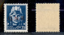 REPUBBLICA SOCIALE  - GNR VERONA - 1944 - 35 Cent (476) - Gomma Integra - Cert. AG (330) - Other & Unclassified