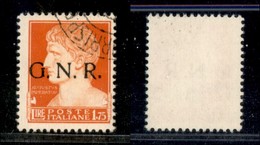 REPUBBLICA SOCIALE  - GNR VERONA - 1944 - 1,75 Lire (481) - Usato - Verona (Titolare) - Other & Unclassified