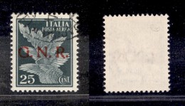 REPUBBLICA SOCIALE  - GNR VERONA - 1944 - 25 Cent Aerea (117) - Verona (Titolare) - Cert AG (280) - Sonstige & Ohne Zuordnung