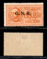 REPUBBLICA SOCIALE  - GNR VERONA - 1944 - 2,50 Lire Espresso (30) - Gomma Originale - Autres & Non Classés