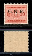 REPUBBLICA SOCIALE  - GNR VERONA - 1944 - 20 Cent Segnatasse (49) - Gomma Integra (100) - Other & Unclassified