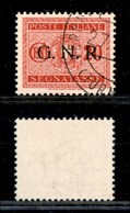 REPUBBLICA SOCIALE  - GNR VERONA - 1944 - 20 Cent Segnatasse (49) - Usato - Verona (Titolare) (70) - Autres & Non Classés