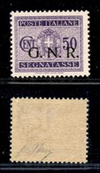 REPUBBLICA SOCIALE  - GNR VERONA - 1944 - 50 Cent Segnatasse (53) - Gomma Originale - Oliva (110) - Other & Unclassified