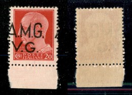TRIESTE - AMG-VG - 1945 - 20 Cent (5 Hk) - Con Soprastampa A Sinistra (a Cavallo) - Gomma Integra - Other & Unclassified