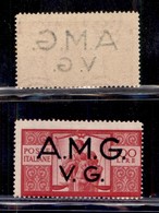 TRIESTE - AMG-VG - 1945/1947 - 100 Lire Democratica (21 P) Con Decalco Della Soprastampa - Gomma Integra (180) - Sonstige & Ohne Zuordnung