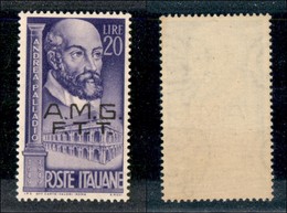 TRIESTE - AMG-FTT - 1949 - 20 Lire Palladio (50) - Gomma Integra (30) - Mint/hinged