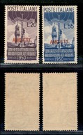 TRIESTE - AMG-FTT - 1950 - Radiodiffusione (76/77) - Serie Completa - Gomma Integra (scura) - Mint/hinged
