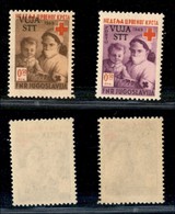 TRIESTE - TRIESTE B - 1950 - Croce Rossa (33/34) - Serie Completa - Gomma Integra (40) - Sonstige & Ohne Zuordnung