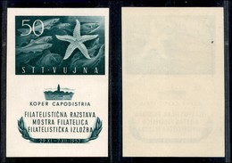 TRIESTE - TRIESTE B - 1952 - Foglietto Capodistria (3) - Gomma Integra (150) - Other & Unclassified