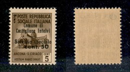 EMISSIONI LOCALI - CASTIGLIONE D'INTELVI - 1945 - 5 Cent + 50 (1) - Gomma Integra (125) - Emissioni Locali/autonome