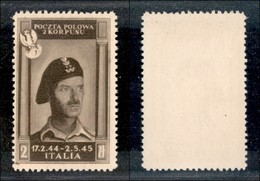 CORPO POLACCO - POSTA ORDINARIA - 1946 - 2 Zloty (16) - Sempre Senza Gomma (50) - Autres & Non Classés