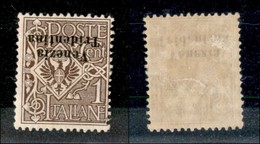 OCCUPAZIONI - TRENTINO ALTO ADIGE - 1918 - 1 Cent (19 Aa) - Soprastampa Capovolta - Gomma Originale (300) - Sonstige & Ohne Zuordnung