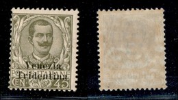 OCCUPAZIONI - TRENTINO ALTO ADIGE - 1918 - 45 Cent Floreale (25) - Gomma Originale (260) - Sonstige & Ohne Zuordnung