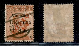 OCCUPAZIONI - TRENTINO ALTO ADIGE - 1919 - Porto S.T. Su 20 Heller Su 20 Cent (132) - Usato (120) - Other & Unclassified