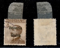 OCCUPAZIONI - VENEZIA GIULIA - 1918 - 40 Cent (25) - Usato (70) - Vénétie Julienne