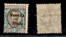 OCCUPAZIONI - VENEZIA GIULIA - 1918 - 1 Lira (29) - Gomma Originale (140) - Venezia Giuliana