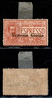 OCCUPAZIONI - VENEZIA GIULIA - 1919 - 25 Cent Espresso (1) - Gomma Originale (250) - Venezia Giuliana