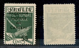 OCCUPAZIONI - VEGLIA - 1920 - 55 Cent Su 5 (10) - Gomma Integra (300) - Other & Unclassified