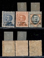 OCCUPAZIONI - CORFU' - 1923 - Non Emessi (12/14) - Serie Completa - Gomma Originale (50) - Other & Unclassified