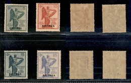 COLONIE - ERITREA - 1922 - Vittoria (50/53) - Serie Completa - Gomma Originale (12) - Sonstige & Ohne Zuordnung