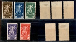 COLONIE - ERITREA - 1930 - Istituto Coloniale Agricolo (174/178) - Serie Completa - Gomma Originale (50) - Autres & Non Classés
