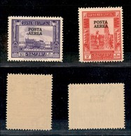COLONIE - SOMALIA - 1936 - Posta Aerea (27/28) - Serie Completa - Gomma Integra (60) - Sonstige & Ohne Zuordnung