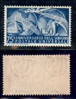 REPUBBLICA   - POSTA ORDINRIA - 1949 - 50 Lire UPU (599) - Gomma Integra (70) - Autres & Non Classés