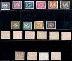 REPUBBLICA   - SERVIZI - 1955/1981 - Segnatasse Filigrana Stelle (111/119) - Serie Completa - Gomma Integra (200+) - Sonstige & Ohne Zuordnung