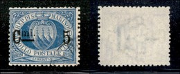 SAN MARINO - POSTA ORDINARIA - 1892 - 5 Cent Su 10 Stemma (8) - Usato - Autres & Non Classés